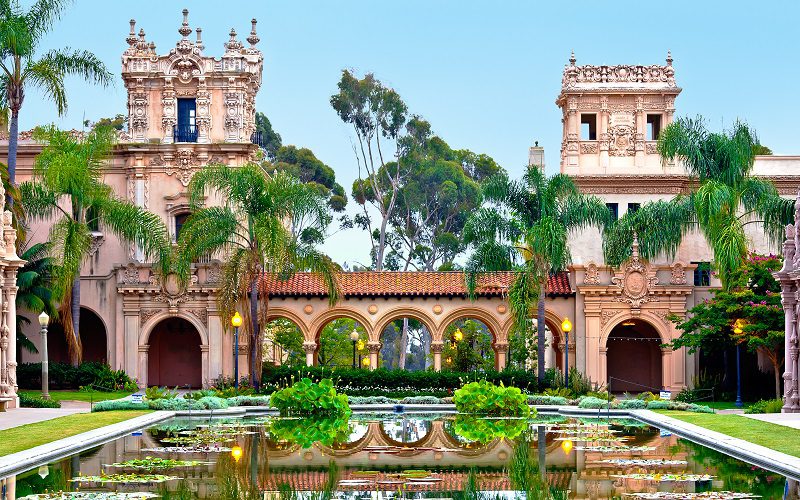 Balboa Park's Casa de Balboa Building in San Diego