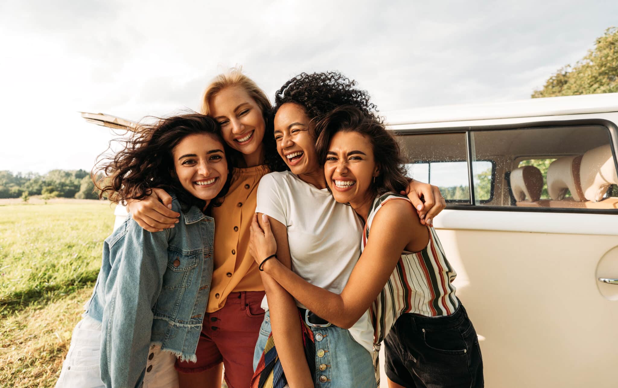 A labor & delivery travel nurse enjoying time off with her friends